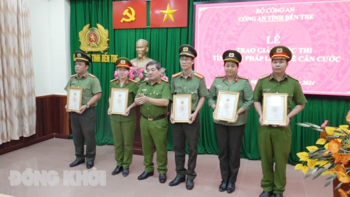 Tổng kết, trao giải Cuộc thi tìm hiểu pháp luật về căn cước