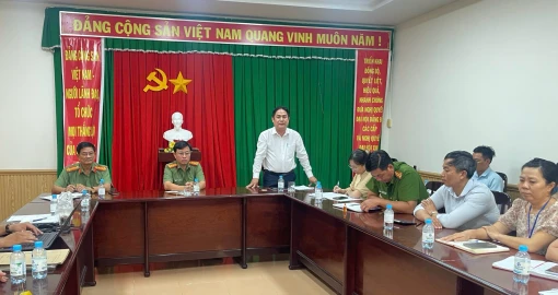 Kiểm tra việc chấp hành các quy định của pháp luật về bảo vệ bí mật nhà nước tại UBND huyện Châu Thành