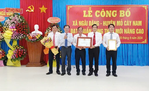 Ngãi Đăng đạt chuẩn xã nông thôn mới nâng cao