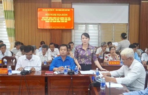 Nhân rộng các gương tập thể, cá nhân điển hình thi đua “Đồng khởi mới” trong xây dựng nông thôn mới