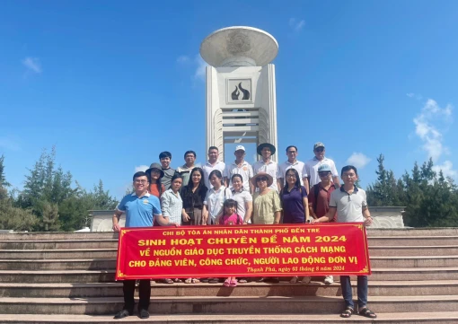 Chi bộ Tòa án nhân dân TP. Bến Tre: Tích cực thi đua hoàn thành xuất sắc nhiệm vụ