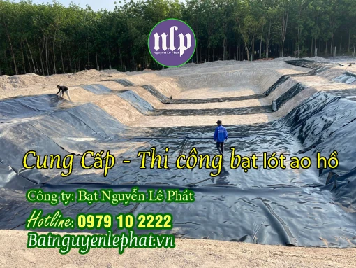 Bạt Nguyễn Lê Phát - Đơn vị Thi công hàn bạt nhựa HDPE cho hầm Biogas, bãi rác, hầm chứa chất thải