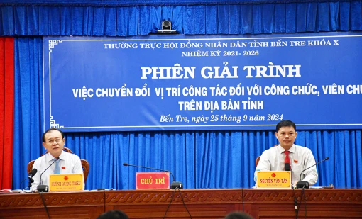 Giải trình về  “việc chuyển đổi vị trí công tác đối với công chức, viên chức trên địa bàn tỉnh”