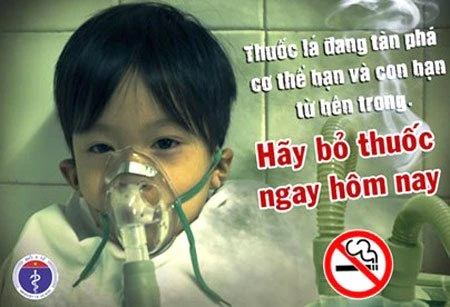 Tác hại của hút thuốc lá thụ động đối với trẻ em