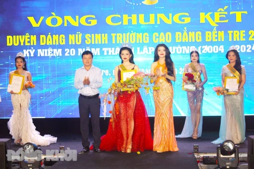 Nữ sinh Trịnh Thanh Ý đăng quang Hoa khôi Miss BTC 2024