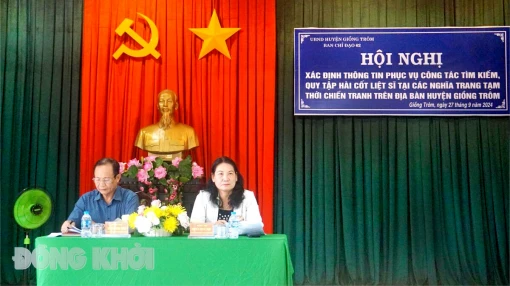 Hội nghị xác định thông tin phục vụ công tác tìm kiếm, quy tập hài cốt liệt sĩ