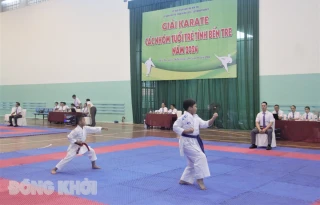 Khai mạc Giải Karate các nhóm tuổi tỉnh Bến Tre năm 2024