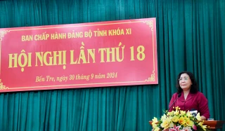 Bế mạc Hội nghị lần thứ 18 Ban Chấp hành Ðảng bộ tỉnh khóa XI