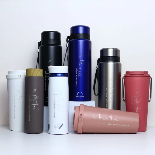 Bình giữ nhiệt in logo công ty độc đáo của thương hiệu Lock&Lock