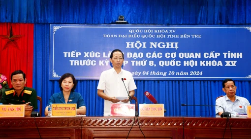 Hội nghị tiếp xúc với lãnh đạo các cơ quan cấp tỉnh trước Kỳ họp thứ 8, Quốc hội khóa XV Hội nghị tiếp xúc với lãnh đạo các cơ quan cấp tỉnh trước Kỳ họp thứ 8, Quốc hội khóa XV