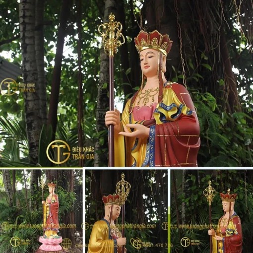 Tượng Phật Trần Gia chuyên làm tượng Phật Địa Tạng Vương bằng composite