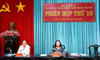 Phiên họp thứ 10 của Ban Chỉ đạo phòng, chống tham nhũng, tiêu cực tỉnh