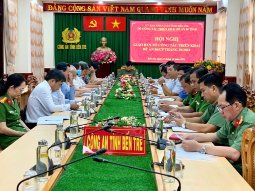 Họp Tổ công tác Đề án 06 của Chính phủ tháng 10-2024