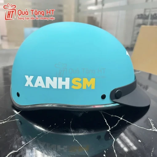 Sản xuất nón bảo hiểm in logo xe máy điện theo yêu cầu