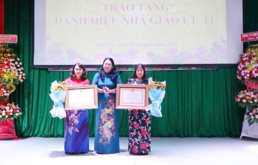 Gương điển hình trong phong trào thi đua ngành giáo dục