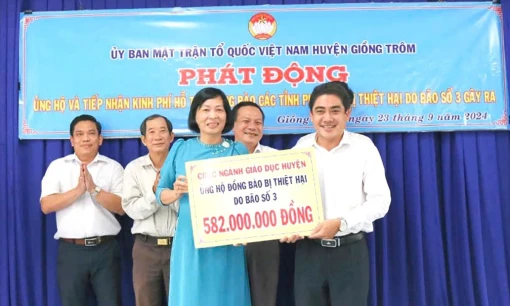 Ủy ban MTTQ Việt Nam huyện Giồng Trôm tích cực thi đua hoàn thành xuất sắc nhiệm vụ