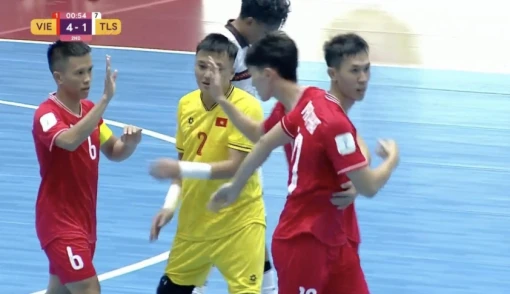 Việt Nam thắng đậm trận ra quân giải futsal Đông Nam Á