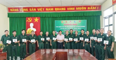 Hội Cựu chiến binh huyện Mỏ Cày Bắc tích cực hưởng ứng các phong trào thi đua tại địa phương