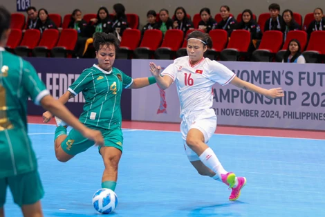 ĐT futsal nữ Việt Nam rộng cửa vào chung kết