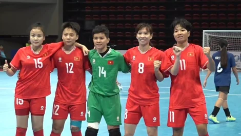 ĐT futsal nữ Việt Nam gặp ĐT futsal nữ Thái Lan ở chung kết