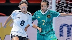 Nữ futsal Indonesia đứng hạng ba