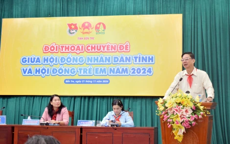 Đối thoại chuyên đề giữa HĐND tỉnh và Hội đồng Trẻ em năm 2024