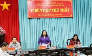 Phiên họp thứ nhất của Ban Chỉ đạo triển khai xóa nhà tạm, nhà dột nát trên địa bàn tỉnh Bến Tre