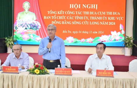 Cụm Thi đua số 5 Ban tổ chức các tỉnh ủy, thành ủy tổng kết công tác thi đua năm 2024