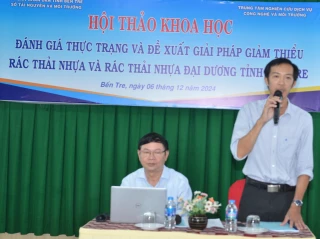 Hội thảo về “Đánh giá thực trạng và đề xuất giải pháp giảm thiểu rác thải nhựa, rác thải nhựa đại dương tỉnh”