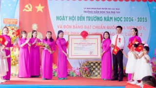 Trường Mầm non Tân Phú Tây: Điển hình trong phong trào thi đua ở huyện Mỏ Cày Bắc