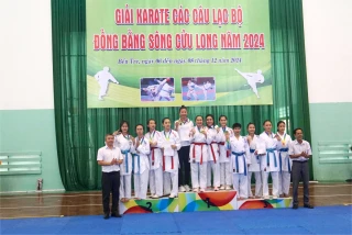 Bế mạc Giải Karate các Câu lạc bộ đồng bằng sông Cửu Long năm 2024