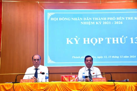 Kỳ họp thứ 13 HĐND TP. Bến Tre khóa XII