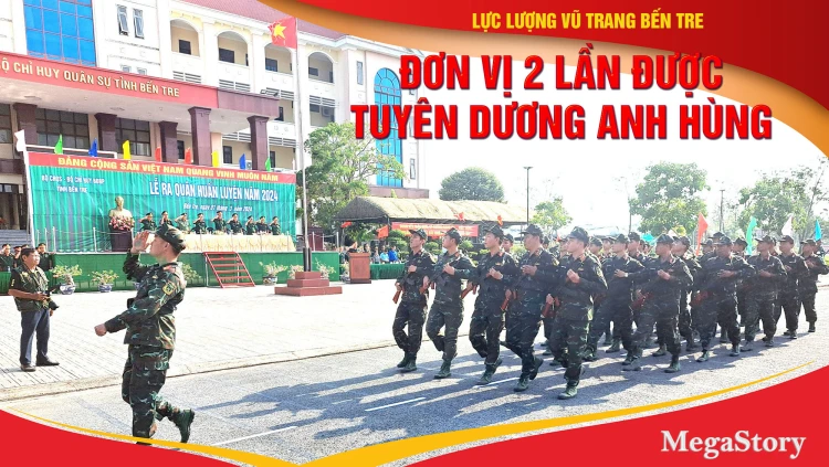 Lực lượng vũ trang Bến Tre: Đơn vị 2 lần được tuyên dương anh hùng