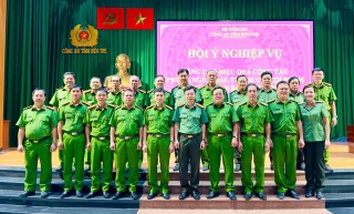 Hội ý nghiệp vụ “Nâng cao hiệu quả công tác phòng ngừa, đấu tranh tội phạm tổ chức đánh bạc và đánh bạc”