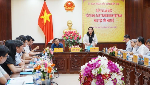 Bến Tre tiếp tục hợp tác truyền thông với VTV Tây Nam Bộ Bến Tre tiếp tục hợp tác truyền thông với VTV Tây Nam Bộ