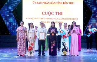 Đơn vị Mỏ Cày Bắc đạt giải nhất Cuộc thi “Cán bộ, công chức tìm hiểu về cải cách hành chính” tỉnh Bến Tre năm 2024