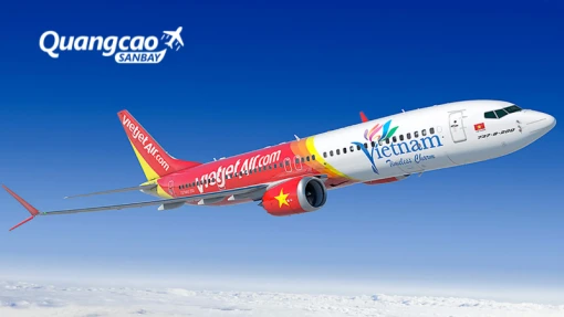 Bứt phá hiệu quả với hình thức quảng cáo trên máy bay