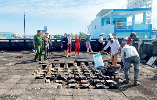 Tháo dỡ công trình Trung tâm thương mại Thạnh Phú