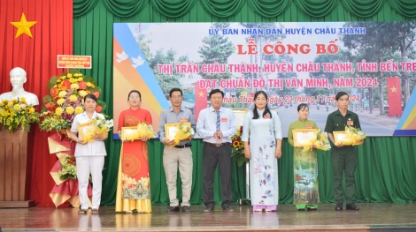 Châu Thành thực hiện đạt vượt nhiều chỉ tiêu Nghị quyết Huyện ủy 2024