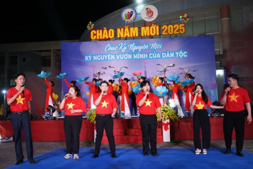 Trung tâm Hoạt động thanh thiếu nhi tỉnh chào năm mới 2025