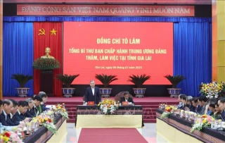 Tổng Bí thư Tô Lâm: Phát triển Gia Lai trở thành tỉnh khá của khu vực Duyên hải miền Trung – Tây Nguyên