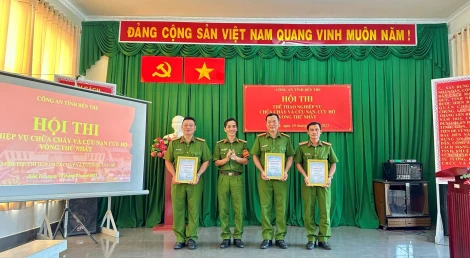 Vòng thi thứ nhất Hội thi thể thao nghiệp vụ chữa cháy và cứu nạn, cứu hộ