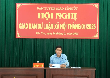 Hội nghị giao ban dư luận xã hội tháng 1-2025