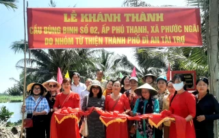 Phước Ngãi khánh thành 2 cầu bê-tông nông thôn