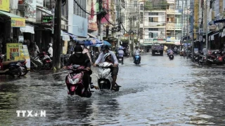 Đề phòng triều cường gây ngập vùng trũng thấp ven biển phía Đông Nam Bộ