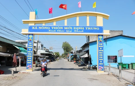 Diện mạo xã nông thôn mới Định Trung