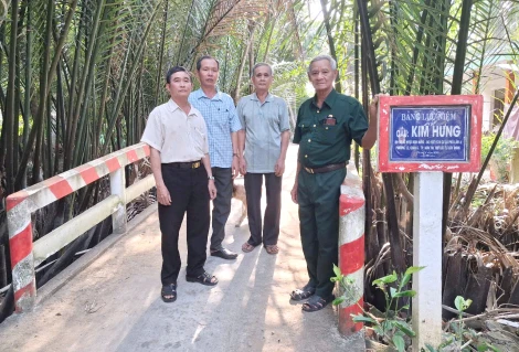 Cựu chiến binh Nguyễn Tấn Thiện: Điển hình trong vận động xây dựng cầu, đường nông thôn