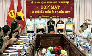 Bộ Chỉ huy Bộ đội Biên phòng tỉnh họp mặt báo chí đầu Xuân Ất Tỵ 2025