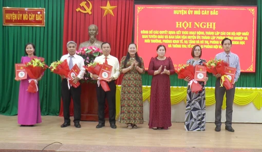 Mỏ Cày Bắc quyết liệt, đồng bộ trong sắp xếp bộ máy tinh gọn, hiệu quả Mỏ Cày Bắc quyết liệt, đồng bộ trong sắp xếp bộ máy tinh gọn, hiệu quả