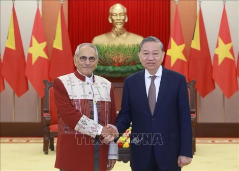 Tổng Bí thư Tô Lâm tiếp Tổng thống Timor-Leste Jose Ramos-Horta